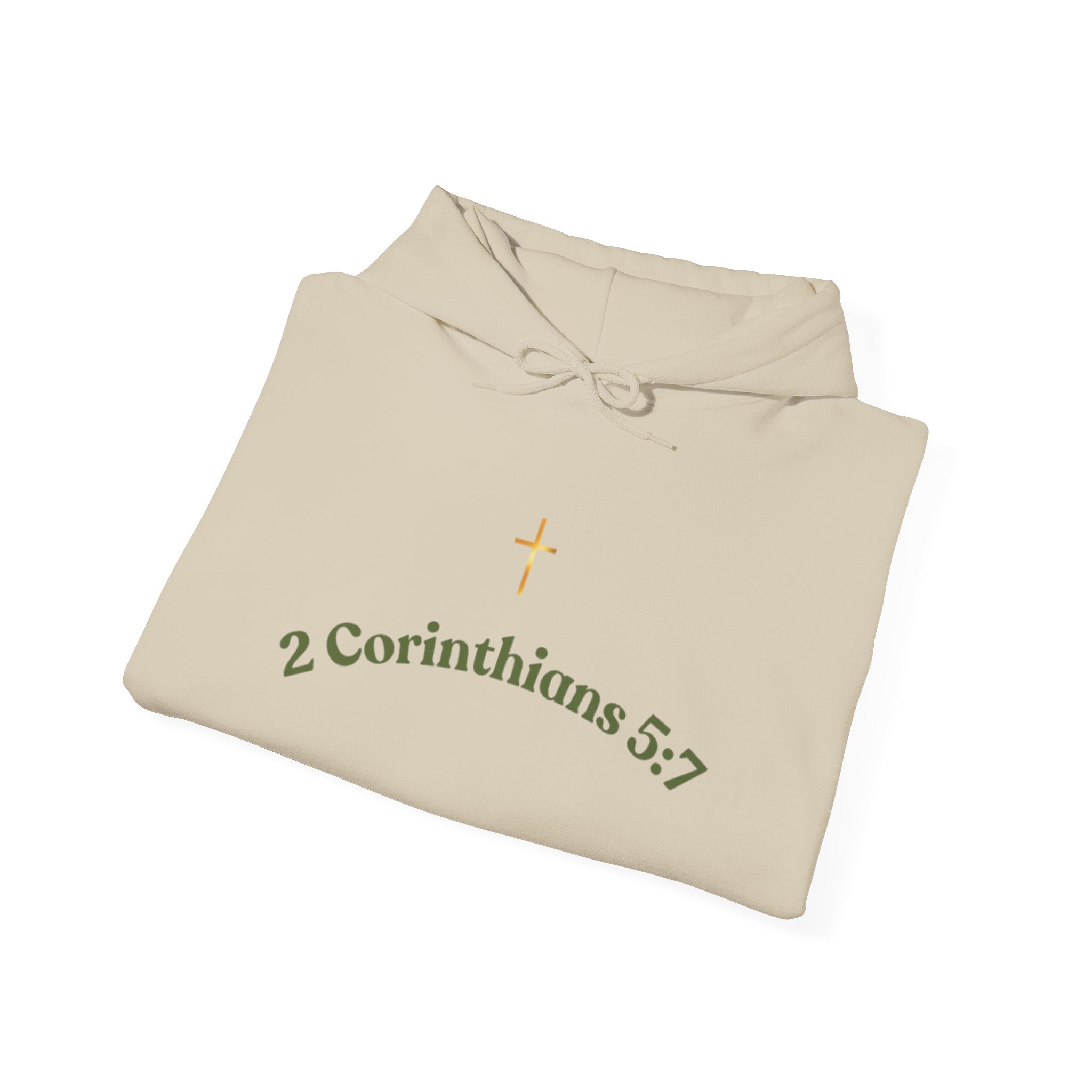 2 Corinthians 5:7 Hoodie x Faith~Based Sweatshirt