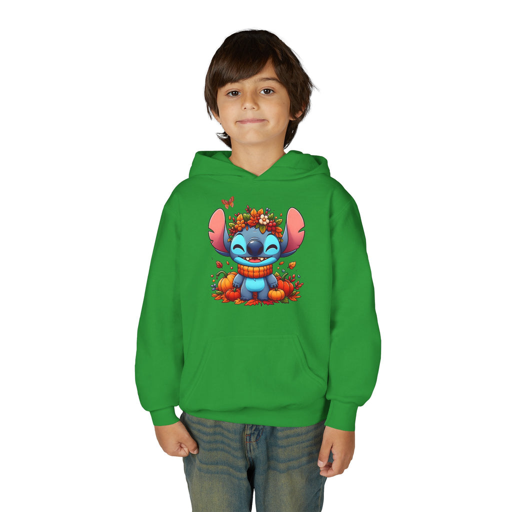 Cozy Youth Sweatshirt with Cute Floral Stitch Design, Great for Fall, Halloween, Gift for Kids, Fun and Stylish Hoodie, Comfort Wear [...]